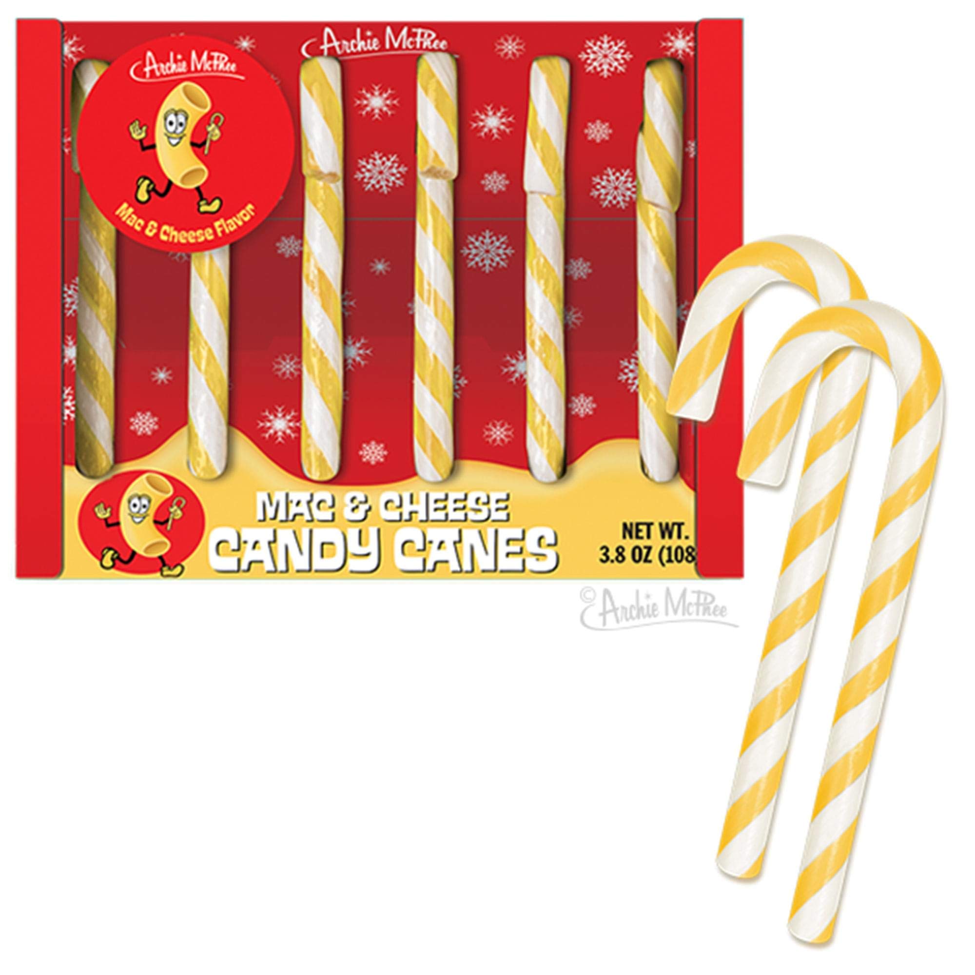 Amazon.com: Accoutrements Mac & Cheese Candy Canes : Grocery